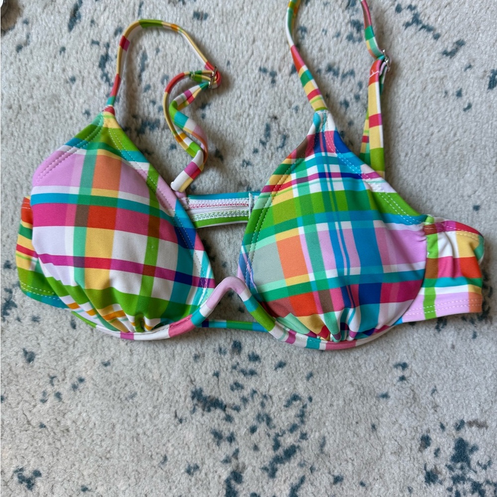 Wild Fable Striped Bikini Top